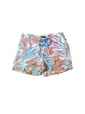 J. Crew Coral, Blue & Pink Tropical Print Shorts